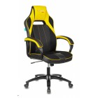Кресло игровое Бюрократ Zombie VIKING 2 AERO черный/желтый текстиль/эко.кожа крестов. пластик