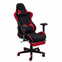 Кресло игровое AksHome AXEL, RGB, черный, красный