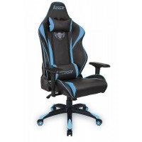 Кресло игровое AksHome RAPTOR, ECO, черный, синий