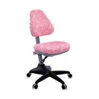 Кресло игровое Бюрократ KD-2 (рисунок) Розовые Сердца