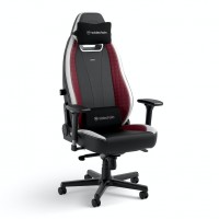 Кресло игровое LEGEND PU Hybrid Leather Black White Red