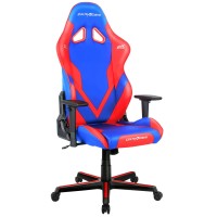 Кресло геймерское Dxracer Gladiator DXRacer D8100 GC-G001-BR-C1-NVF синее с красным