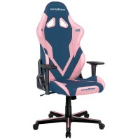 Кресло геймерское Dxracer Gladiator DXRacer D8100 GC-G001-BP-C1-NVF синее с розовым