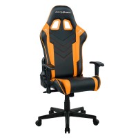 Кресло геймерское Dxracer Prince series GC-P132-NO-F2-NVF черное с оранжевым