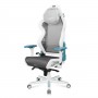 Кресло игровое Dxracer AIR series AIR/D7200/WQ.G RCC1S/N сетка, серо-бело-голубого цвета​
