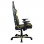 Кресло игровое Dxracer Prince series OH/P08/NY черное с желтым